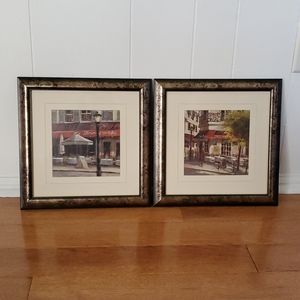 2 framed prints